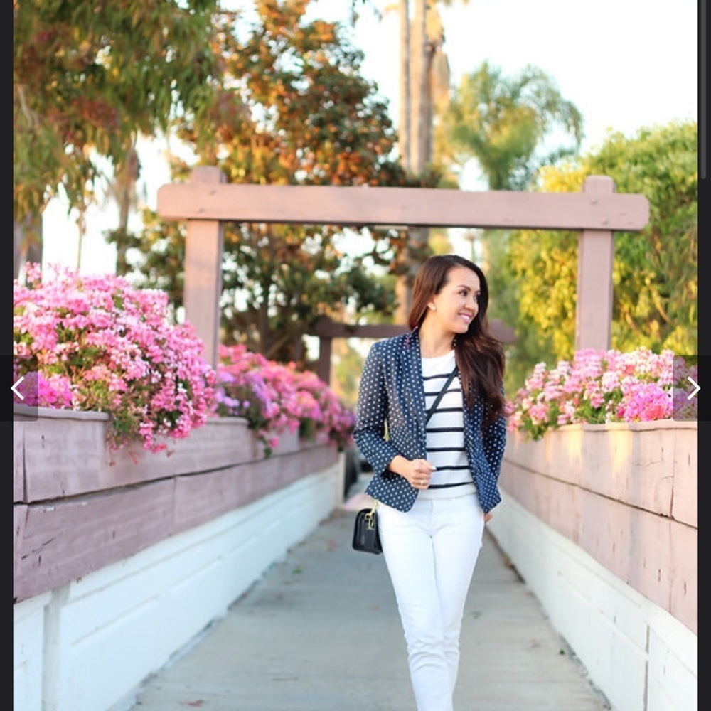 Banana Republic Polka dot blazer